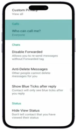 Advanced privacy options